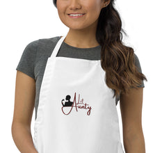 Load image into Gallery viewer, The Lit Aunty Embroidered Apron