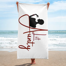 Load image into Gallery viewer, Lit Aunty Beach Towel